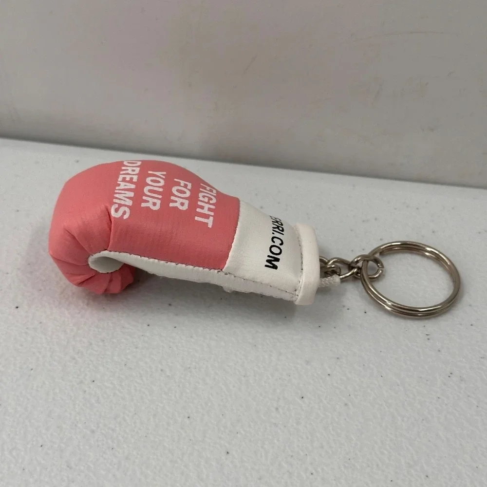 Mini Boxing Glove‎ Keychain Fight For Your Dreams Motivational Message Terri